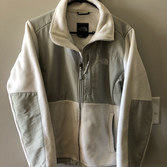 The North Face Jackets & Blazers - North face denial women’s Large white and grey
